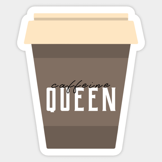 Caffeine Queen Sticker by rianfee